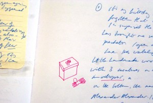 My diaries have evolved: dreams, drawings, bits stuck in...